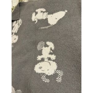 Peanuts knit snoopy blanket full size